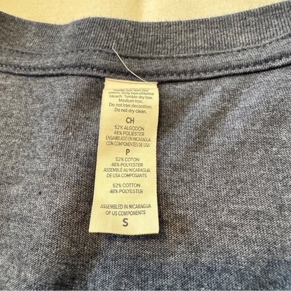 Auburn University Small Blue I Believe in Work Hard Work The Creed T-shirt Tee - Picture 7 of 7